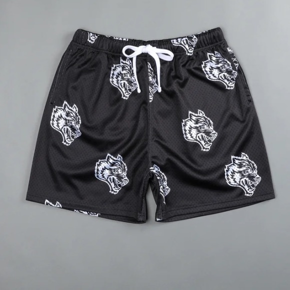 club monogram Other - NEW CLUB MONOGRAM MESH SHORTS IN BLACK SIZE:L